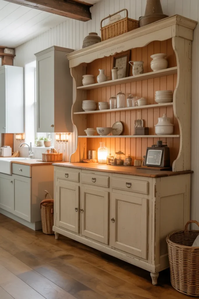 Antique Hutch Display