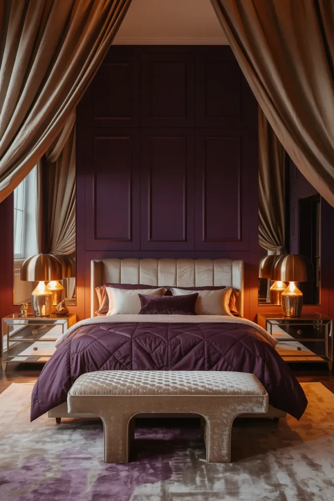 Aubergine And Champagne