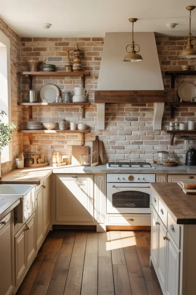 Brick Backsplash