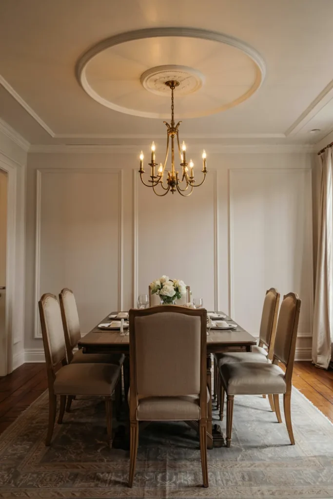 Ceiling Medallion Detail
