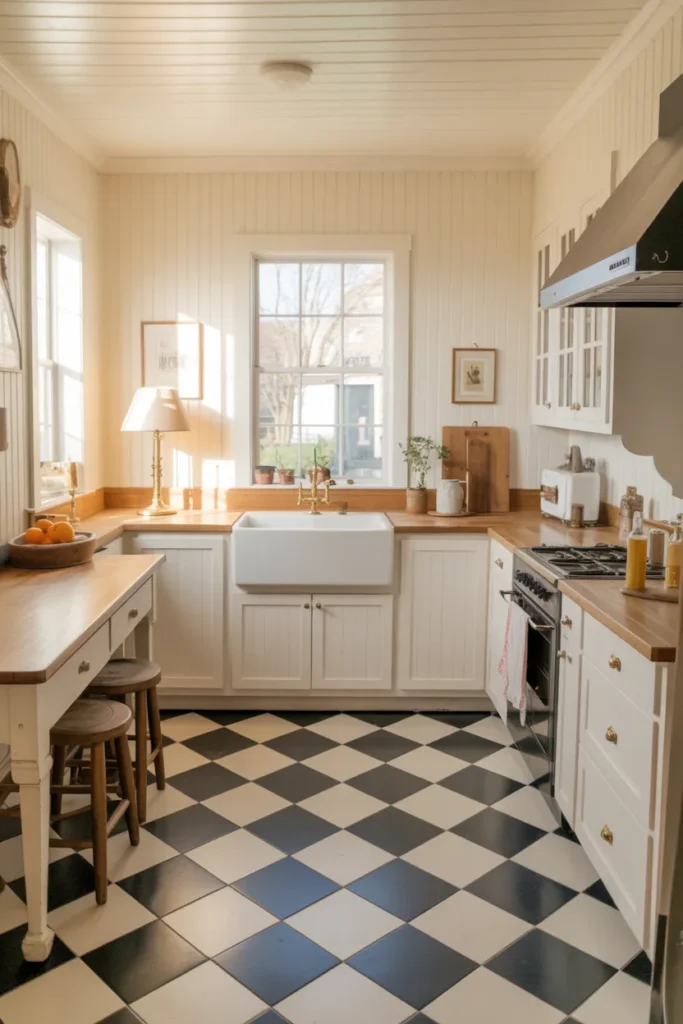 Checkered Floor Pattern