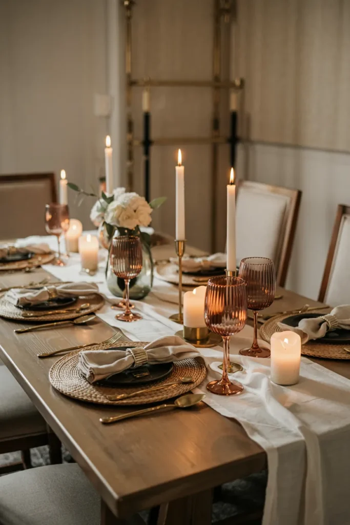 Layered Table Linens