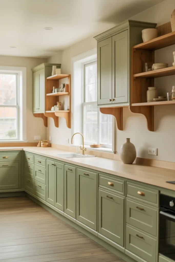 Sage Green Cabinets