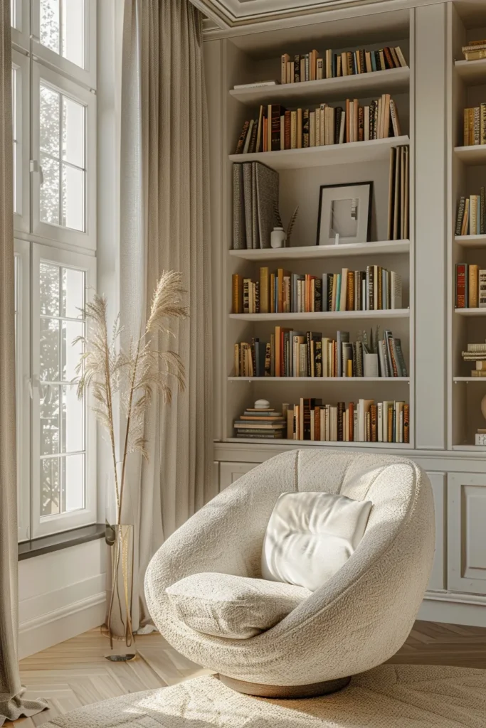Bright White Built-In Library