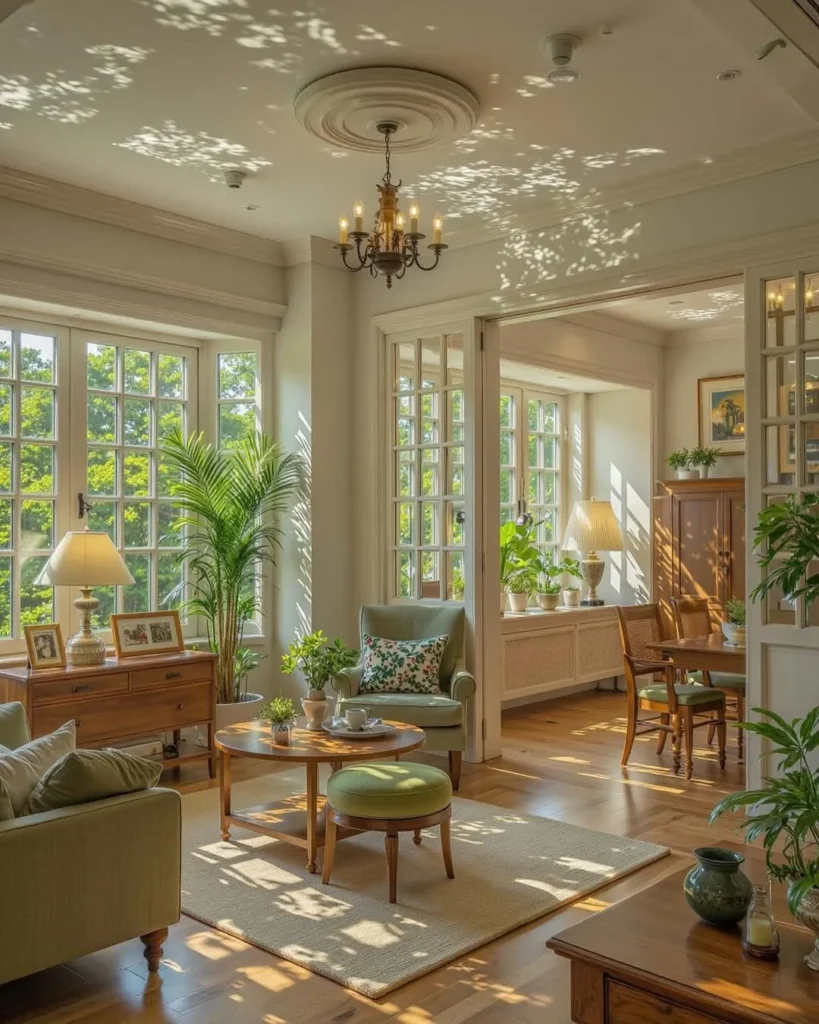 Classic Sunroom Lounge with Garden Views