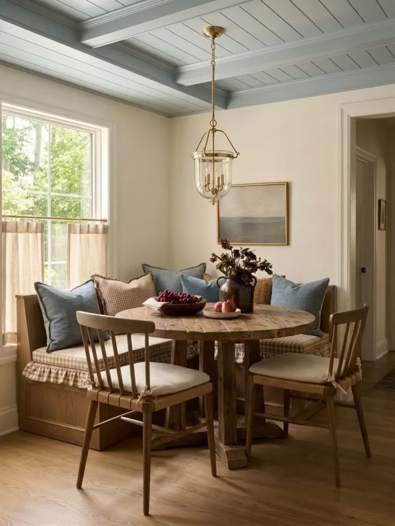Cozy Breakfast Corner with Round Table