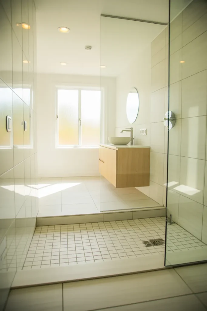 Curbless Shower