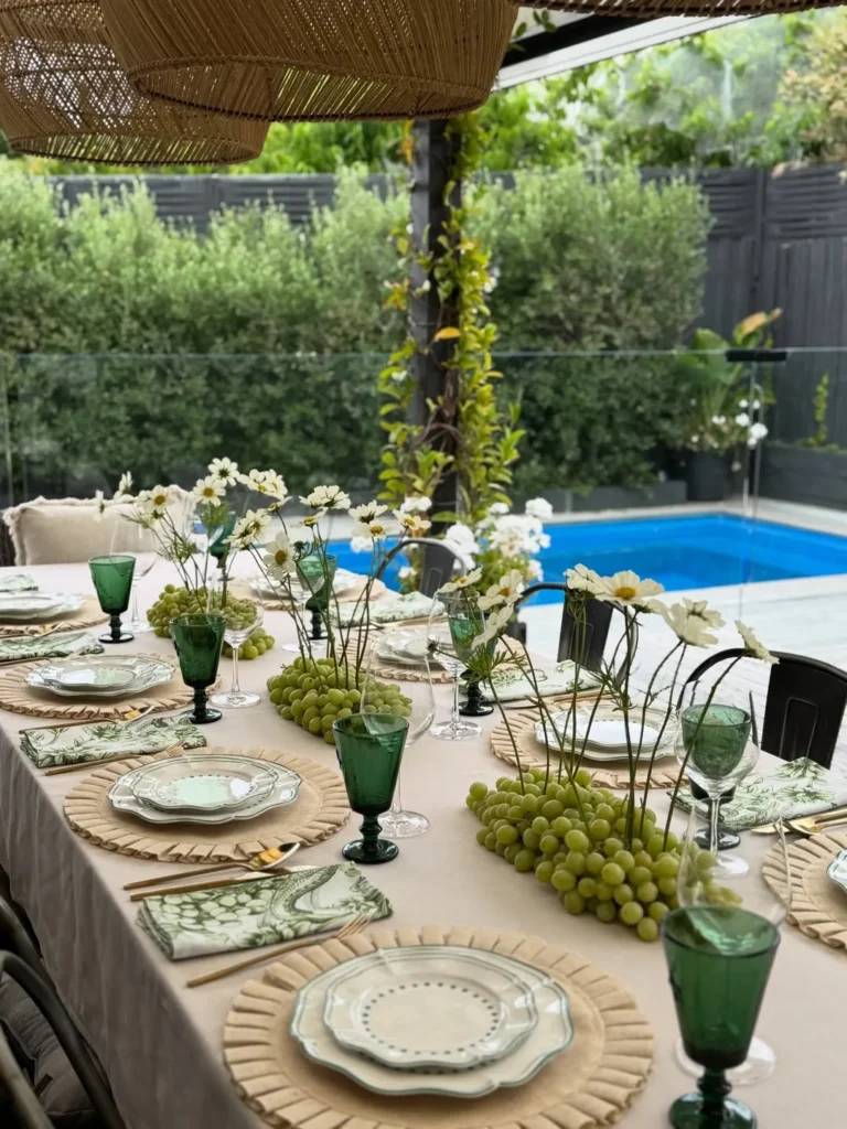 Green Grape Summer Tables cape