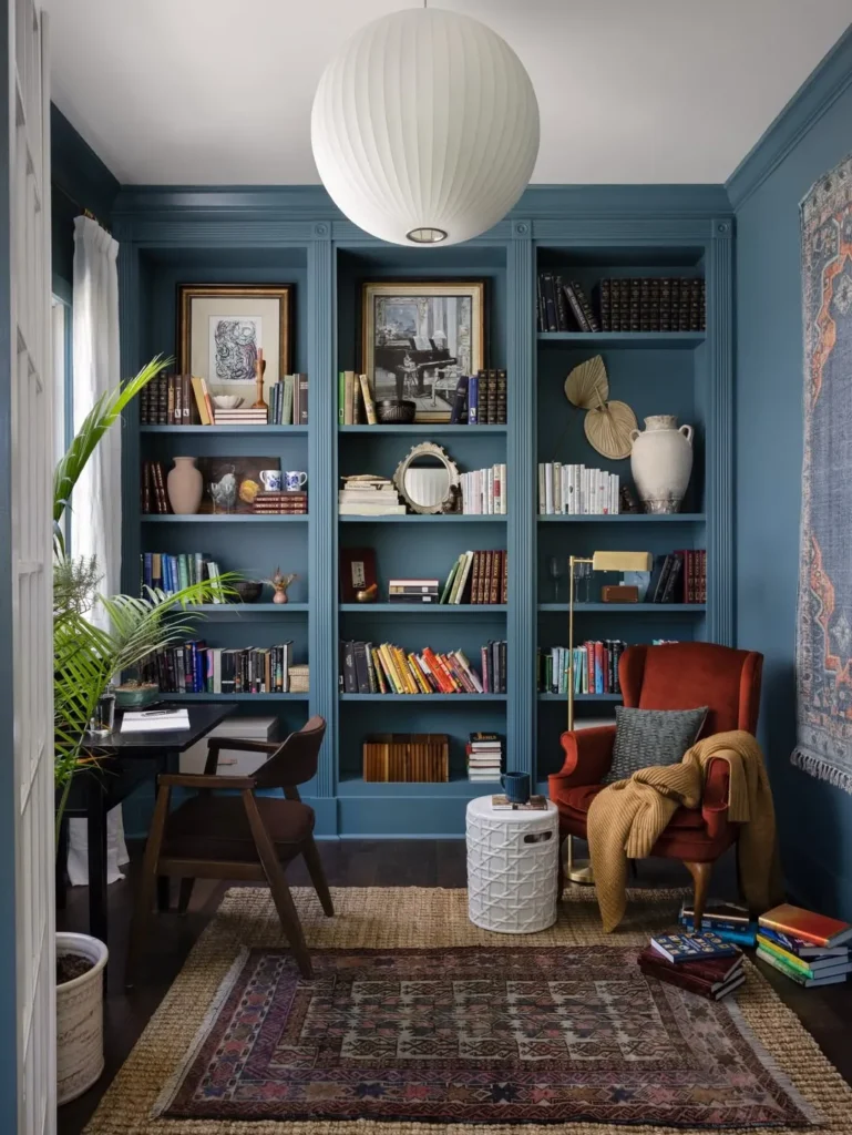 Moody Cozy Reading Corner