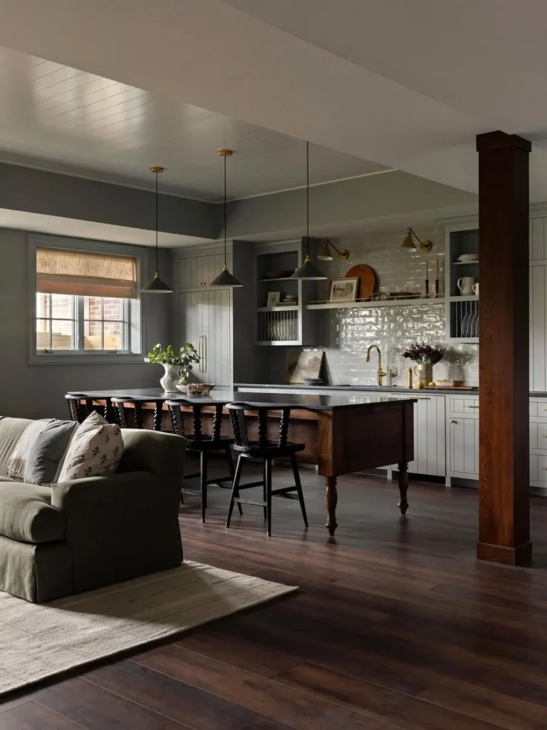 Open Kitchen Island Dining