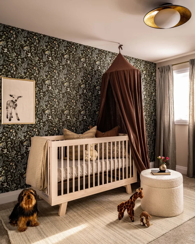 Rosy Vintage Nursery With Sweet Traditional Flair