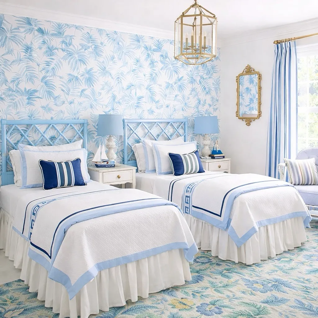 Coastal Twin Guest Bedroom