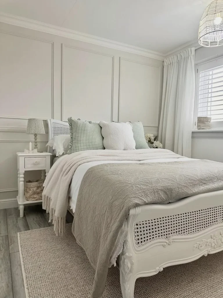 French Cottage Bed Setup