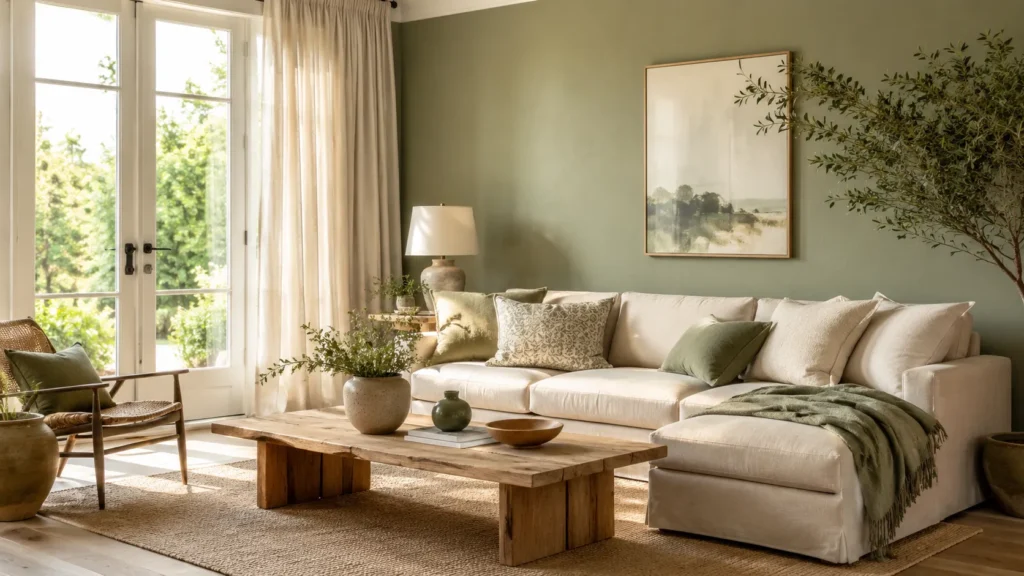 Green Living Room Ideas