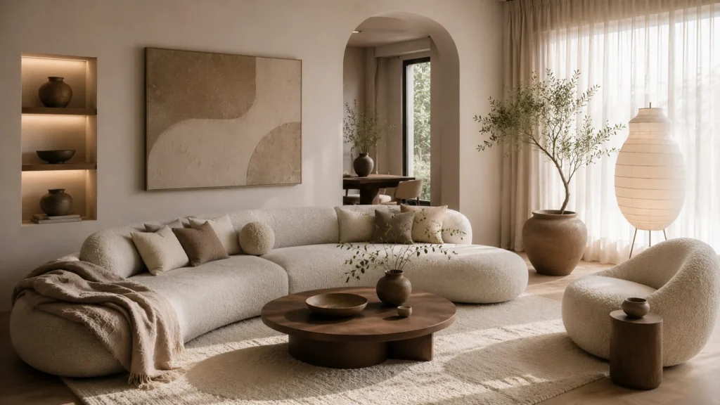 Japandi Living Room Designs