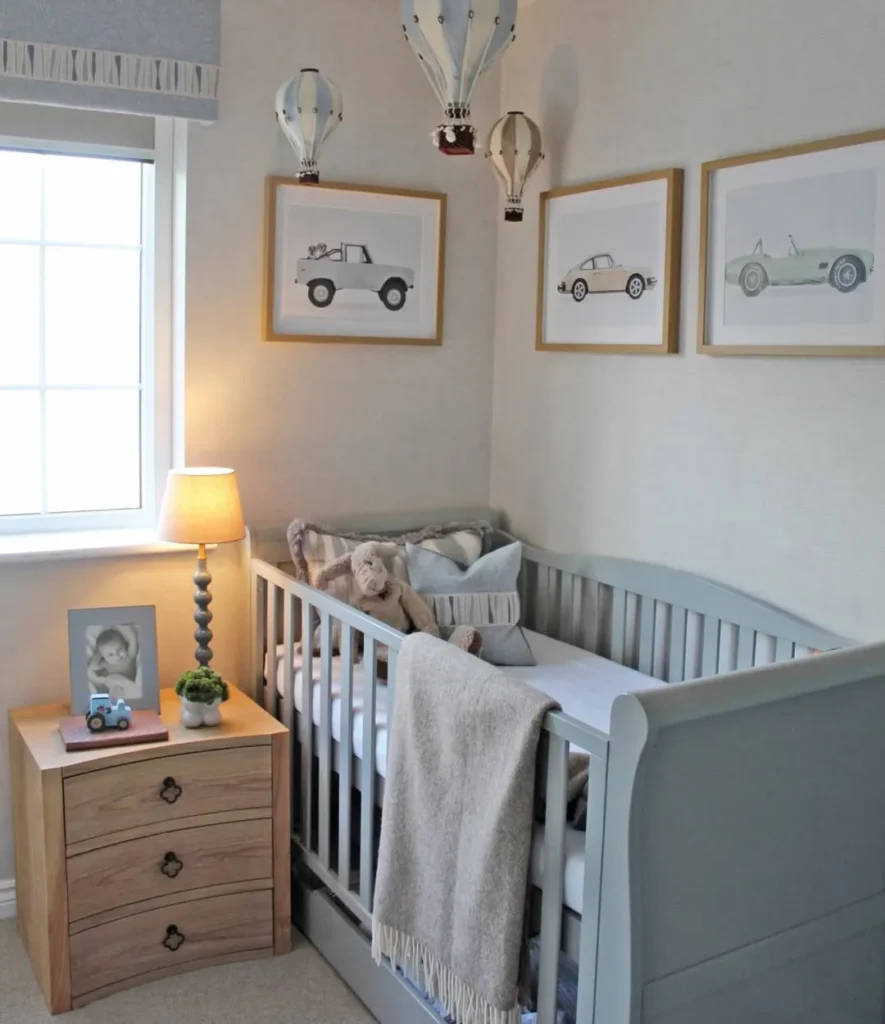 Neutral Hot Air Balloon Nursery