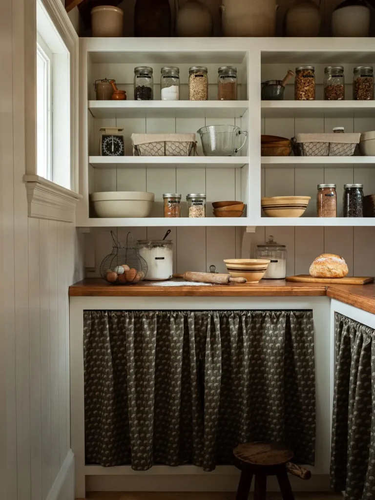 Open Shelf Pantry Corner