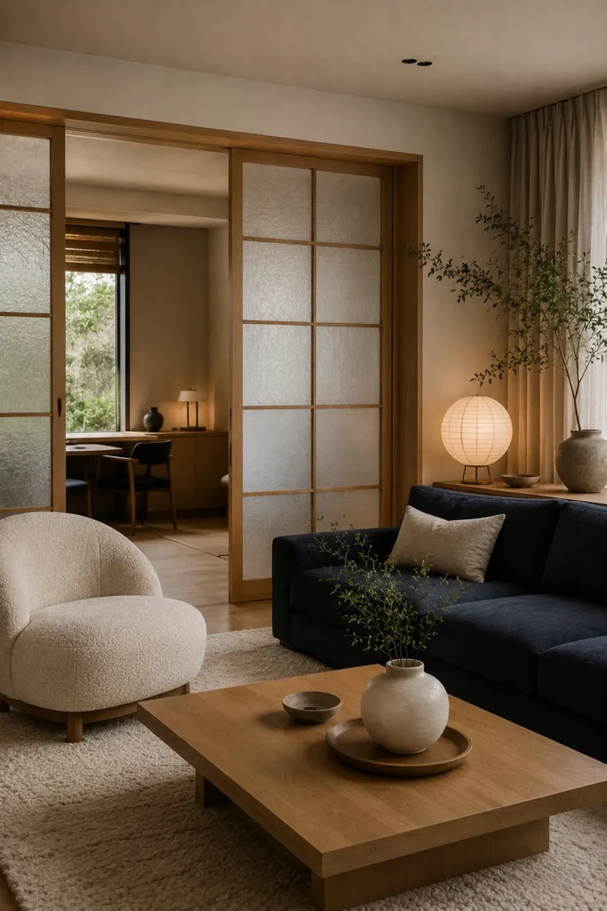 Shoji Door Seating Corner