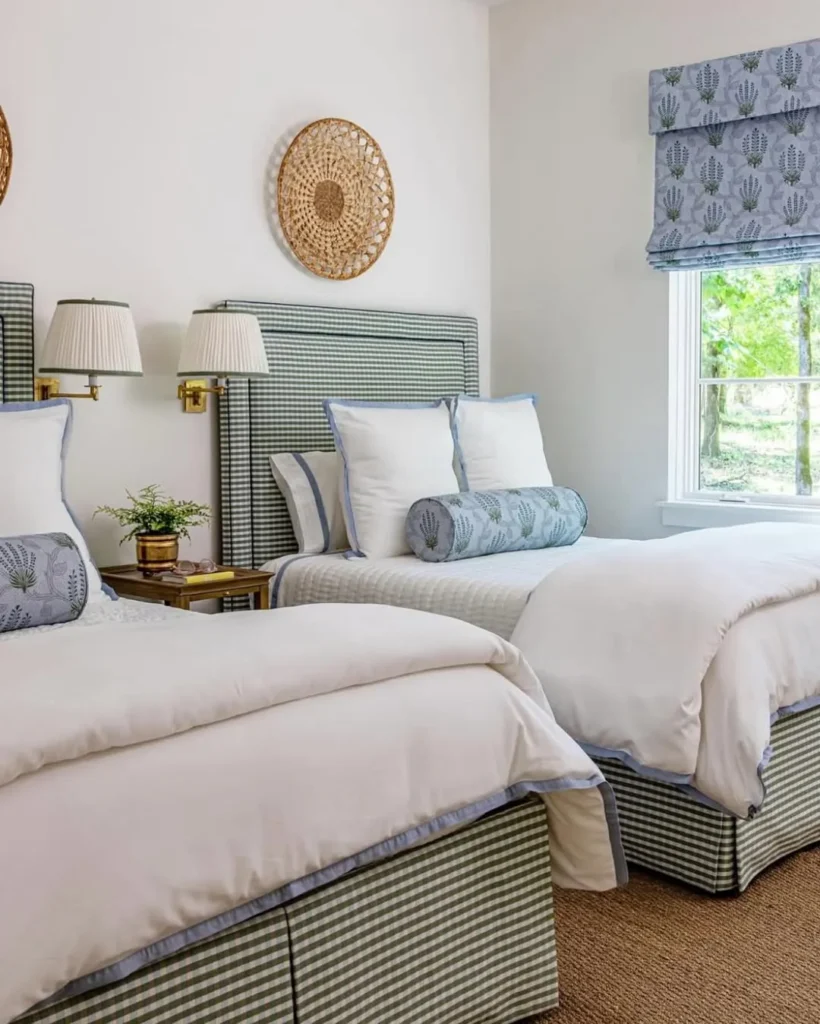 Soft Blue Twin Guest Bedroom