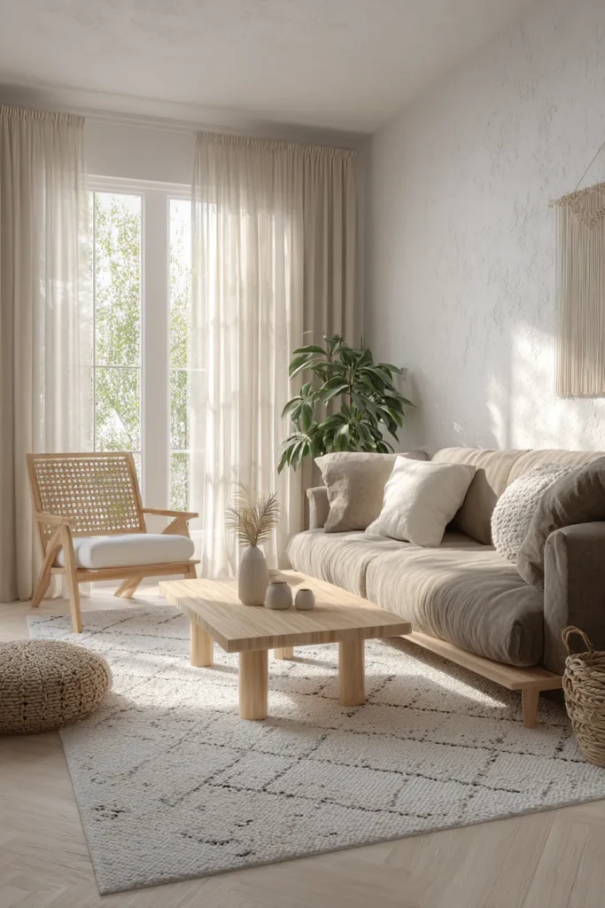 Soft Neutral Minimalist Corner