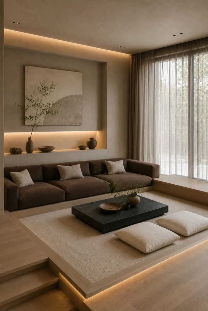 Textured Wood Accent Wall