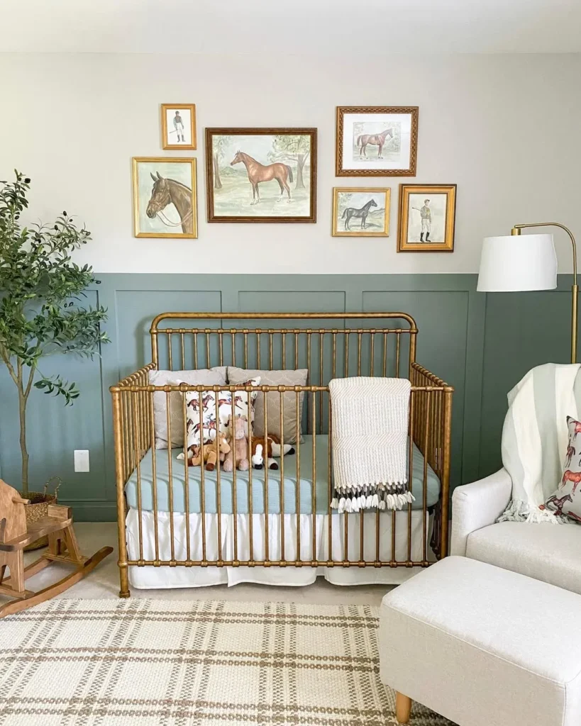 Vintage Horse-Themed Nursery