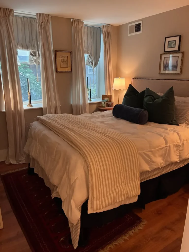 Classic Bedroom Style for a Compact Space
