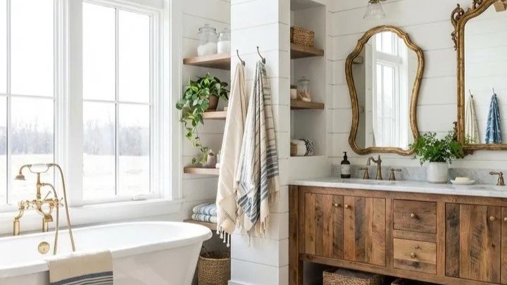 Farmhouse Bathroom Ideas