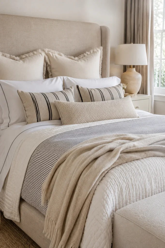 Neutral Bedding Ideas for a Calm Bedroom