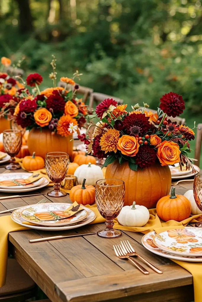 Pumpkin Centerpiece Ideas for a Rustic Fall Gathering
