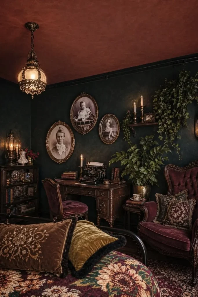 Victorian Cottagecore Bedroom With Antique Decor