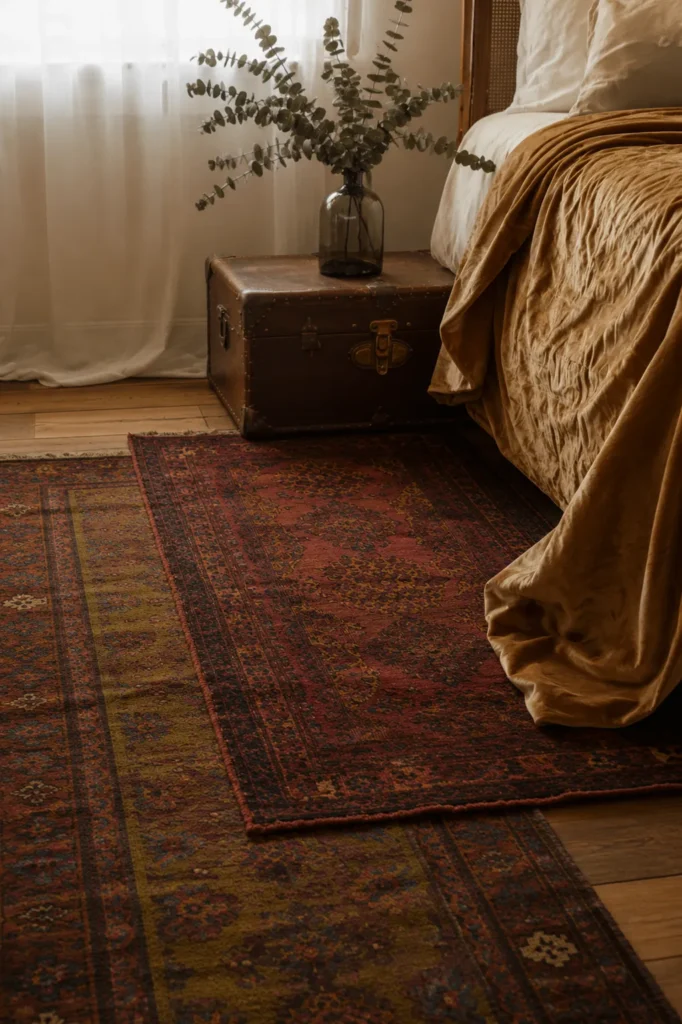 Vintage Rug Ideas for a Cozy Cottage Bedroom