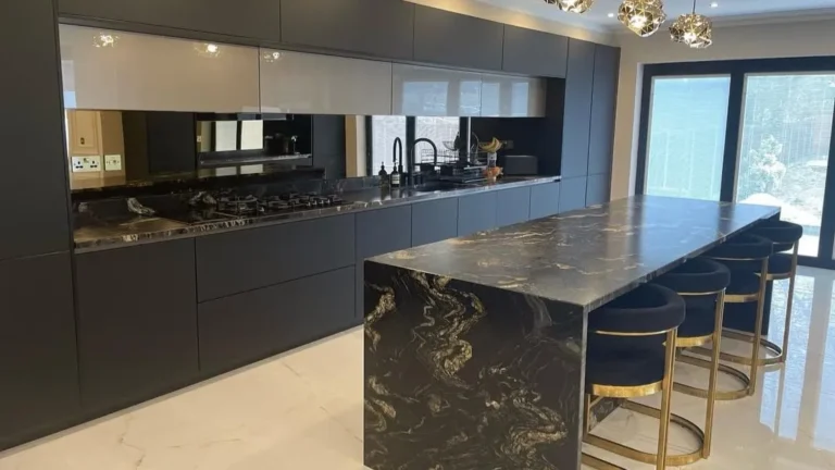 Black Granite Countertops Kitchen