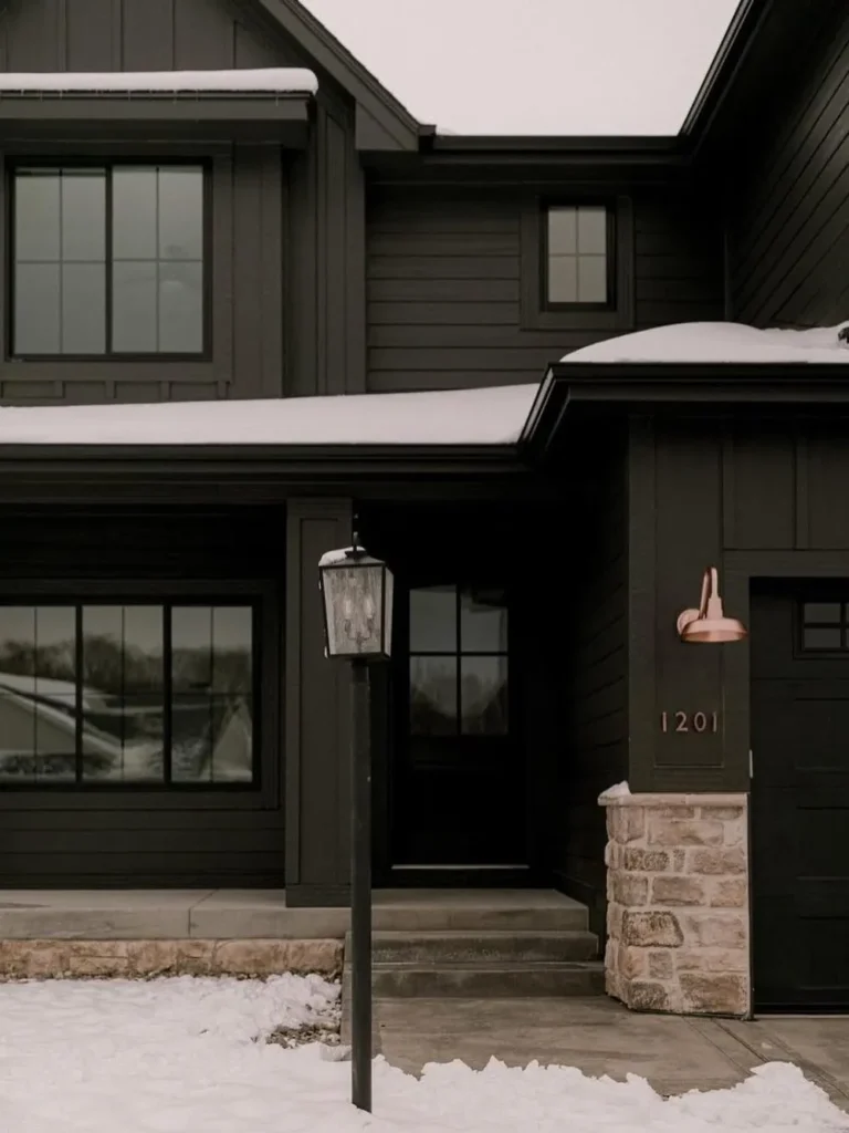 Bold Matte Black Exterior for Modern Luxury Style
