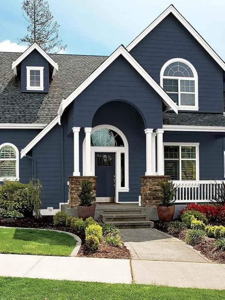 Dark Blue House Paint Ideas for a Fresh Look