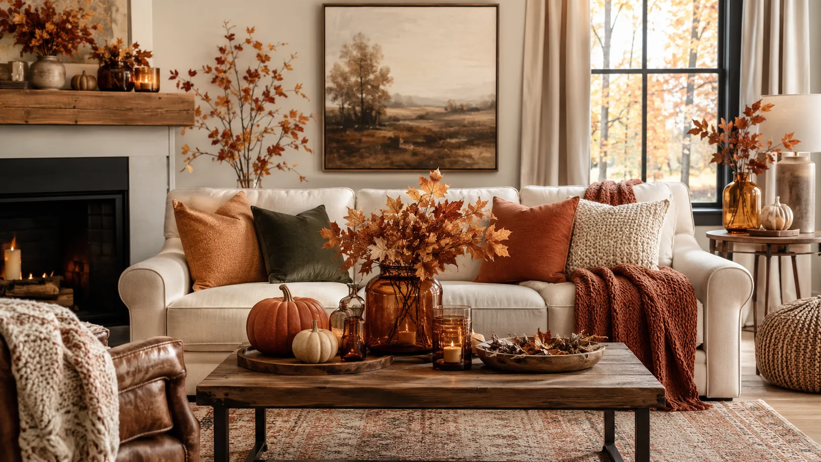 Fall Living Room Decor Ideas
