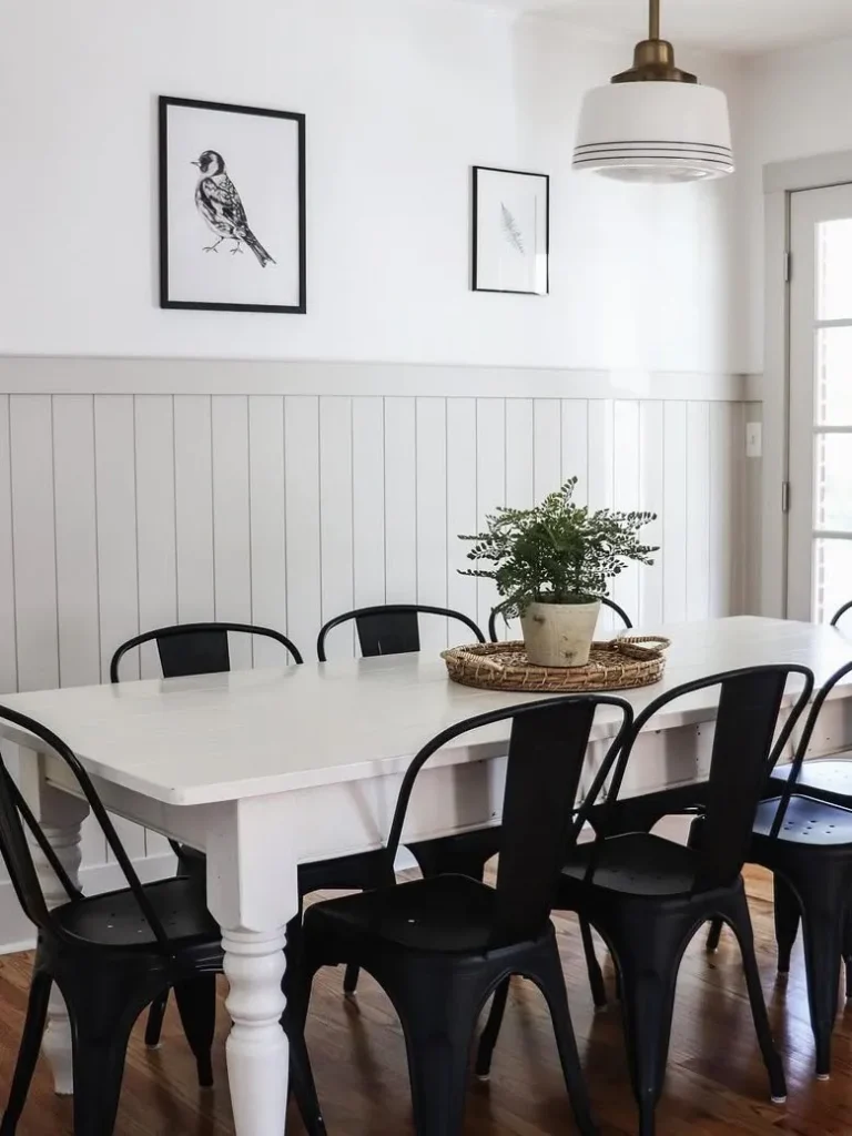 Farmhouse Vertical Board and Batten Dining Room
