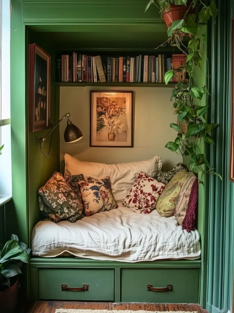 Green Alcove Book Nook
