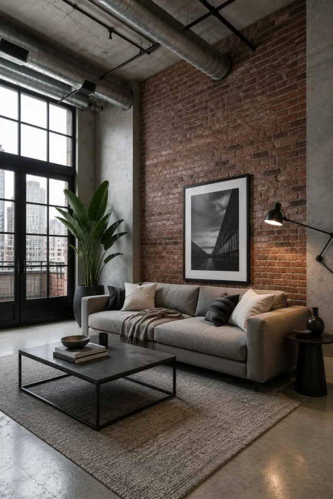 Industrial Loft Paint Colors With Urban Character