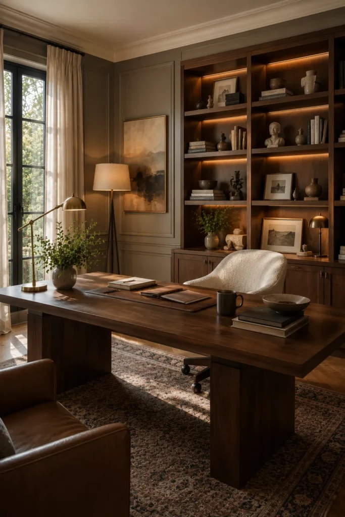 Mushroom Brown Whole House Paint Color Ideas