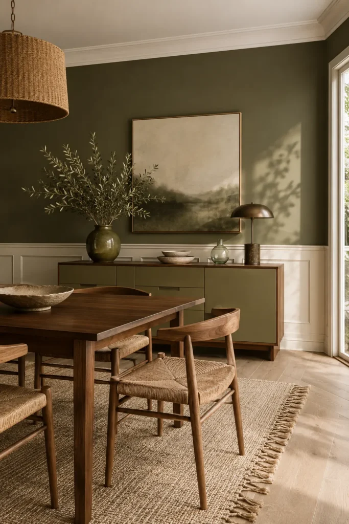 Olive Green Whole House Paint Ideas