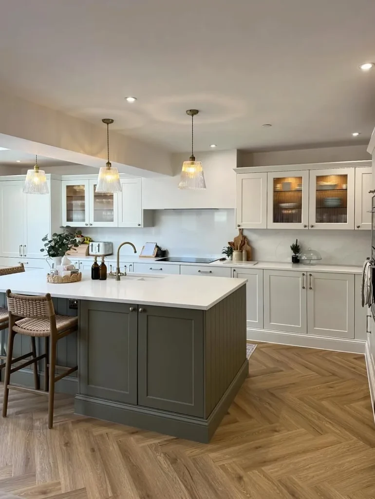 Sage Green and White Timeless Kitchen Palette