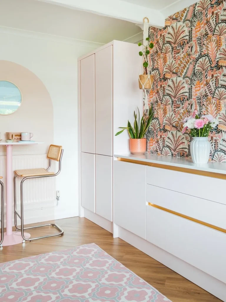 Soft Blush Pink Kitchen Color Palette Inspiration