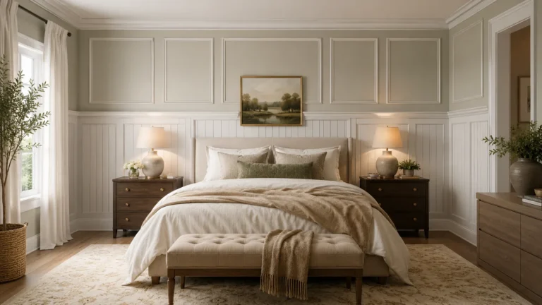 Wainscoting Bedroom Ideas