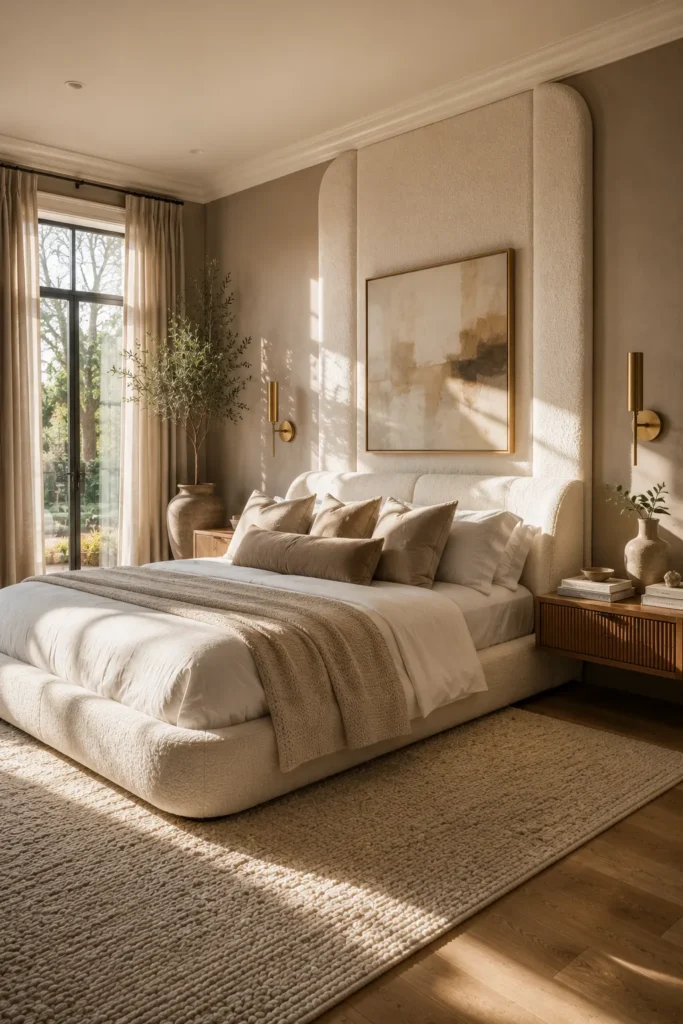 Warm Beige Paint With Soft Layered Textures