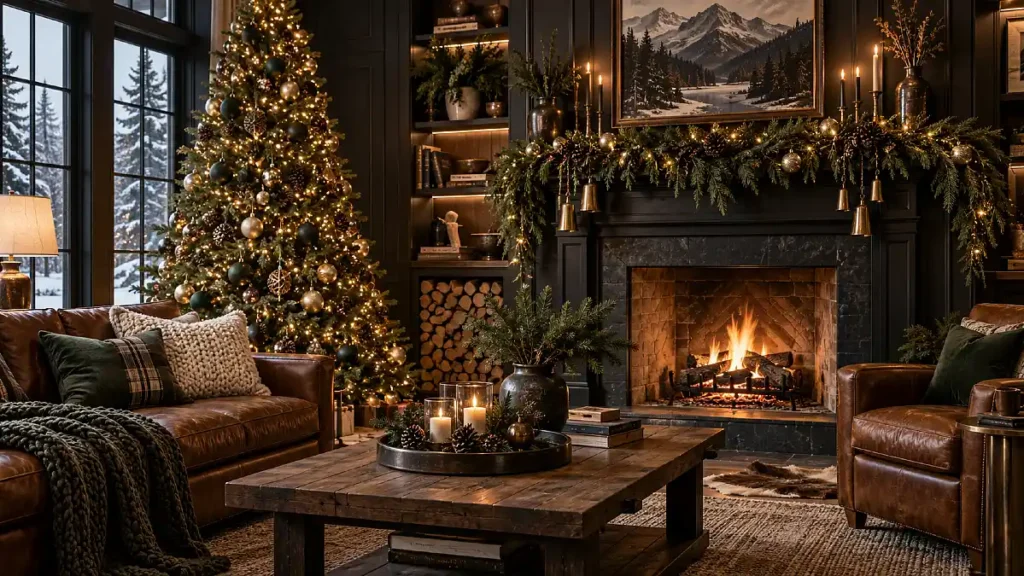 33 Masculine Christmas Decor Ideas Without a Single Bow