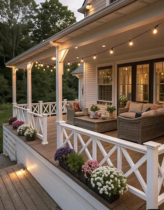 A Bright Covered Patio Lounge