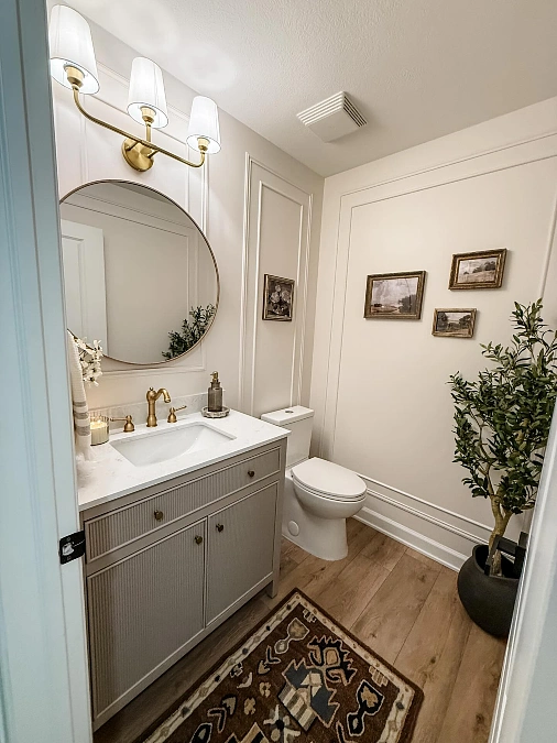 Picture Frame Molding with Vintage Art