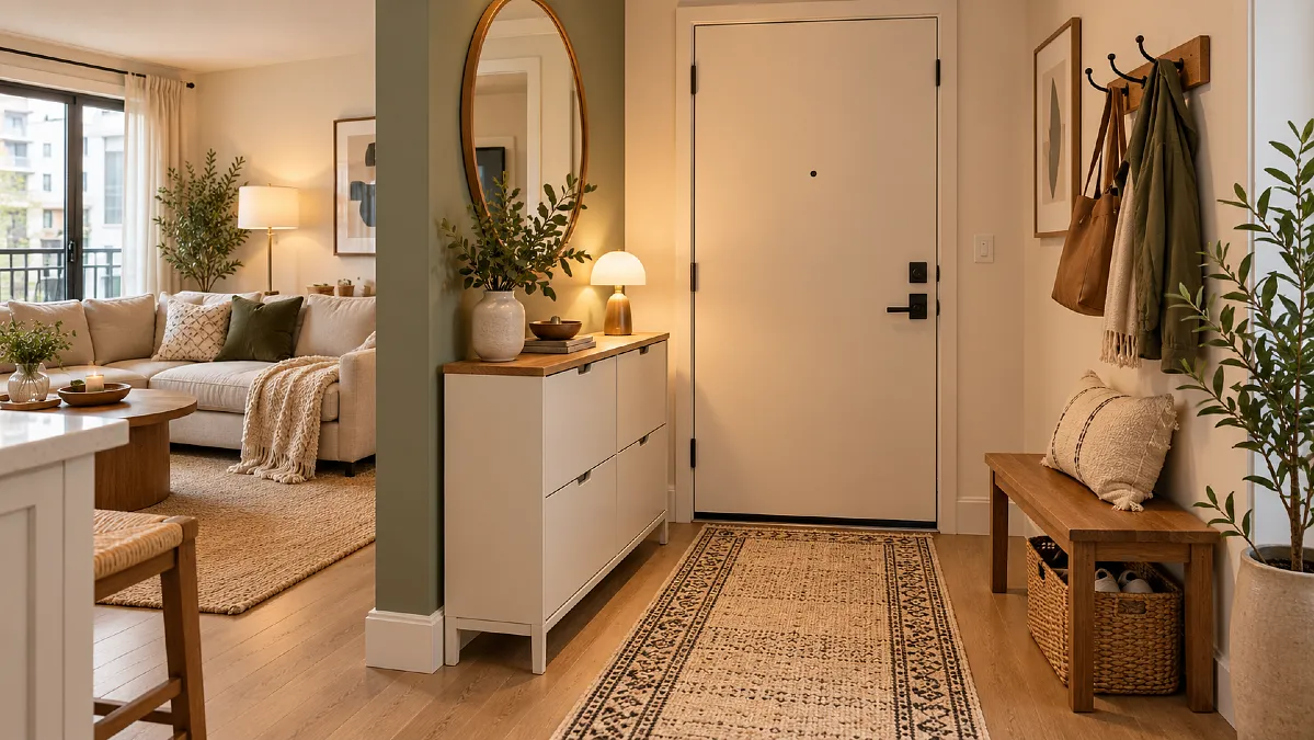 34 Rental Entryway Ideas for Apartments With No Real Entry